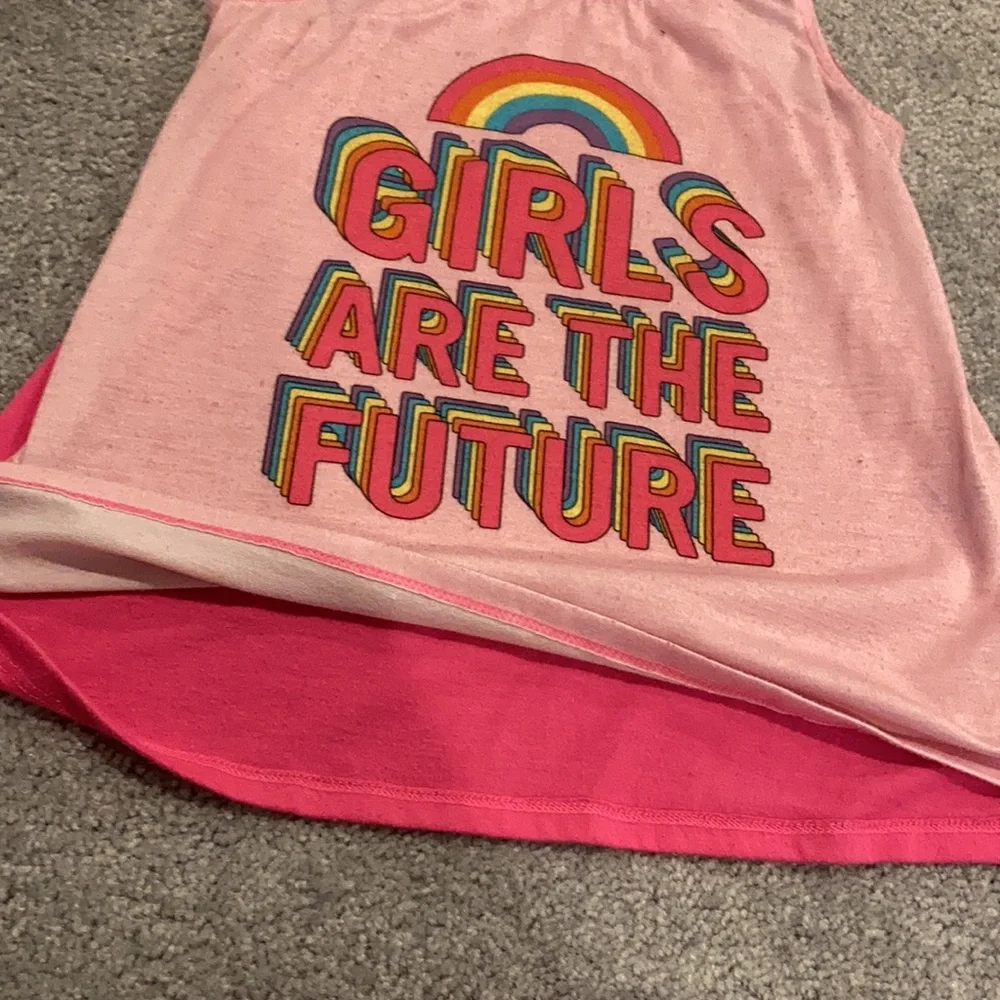 The Children’s Place - Pajama Top Rainbow 🌈 “Girls Are The Future”
